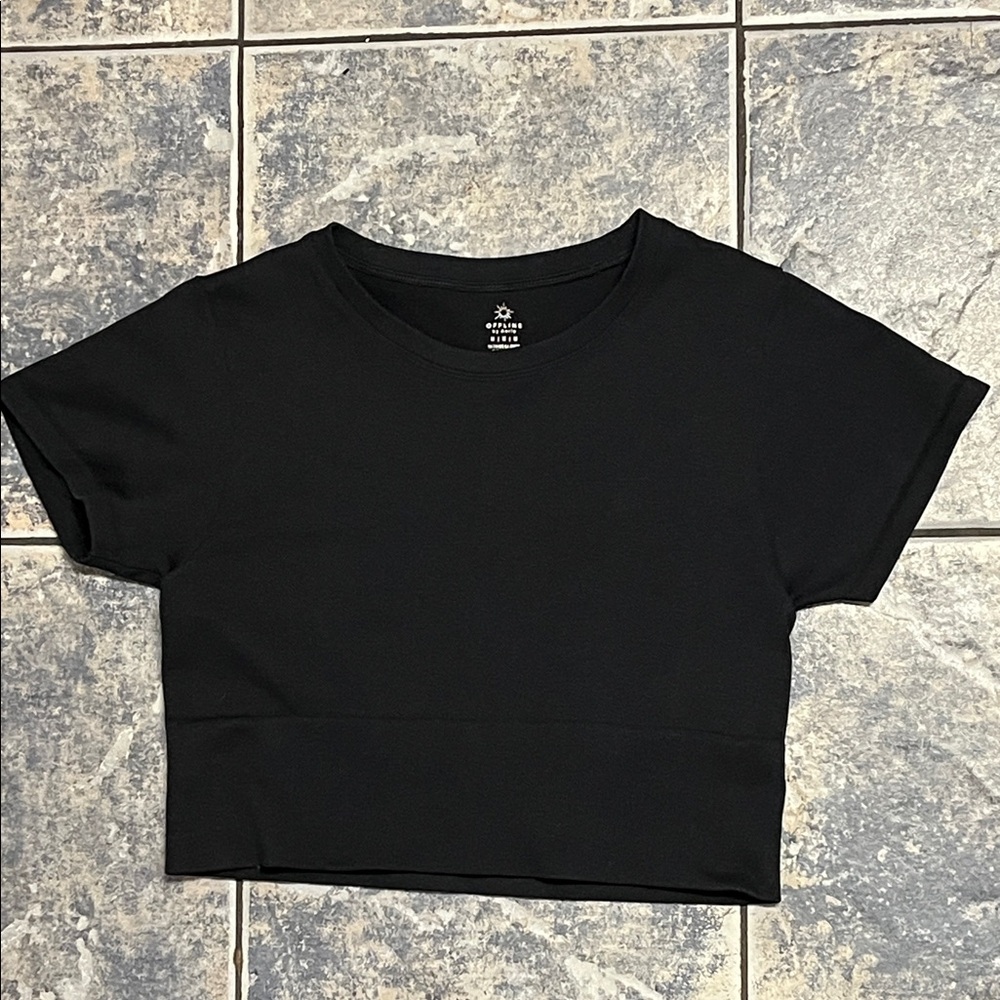 Elegant Black Women's Crop Top